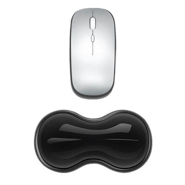 Large Green Silicone Keyboard Wrist Rest & Mouse Pad Transparent Mouse Pads & Wrist Rests