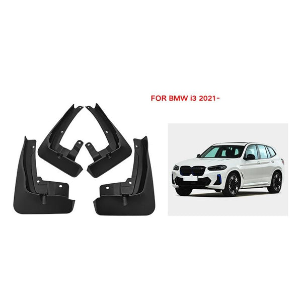 For Bmw Ix3 Electric 2021 2022 4Pcs / Set Car Auto Soft Plastic Splash Flaps Fender Guard Fenders & Mud Guards