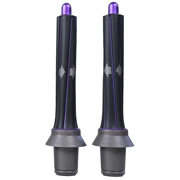 Long Barrel & Adapter Set For Dyson Hair Dryer 1 Pair 1Pair Barrels +2 Adapters Purple Hair Dryers