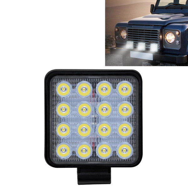 12W White Light Square Shaped Waterproof Car Boat Marine Work Lights Spotlight Led Bulbs Dc 9 30V Led Car Lights