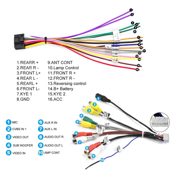 10 Inch Car Android Navigation Screen With Carplay 2 + 64G Ahd Camera Other Car Audio