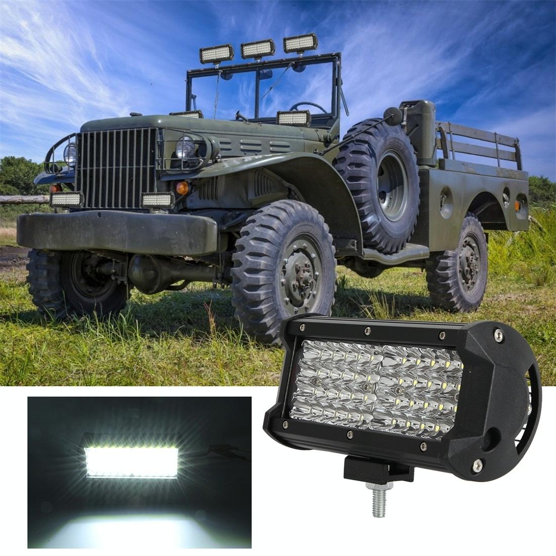 28W 10 30V Dc 6000K 7 Inch 40 Leds Offroad Truck Car Driving Light Work Spotlight Fog Led Car Lights