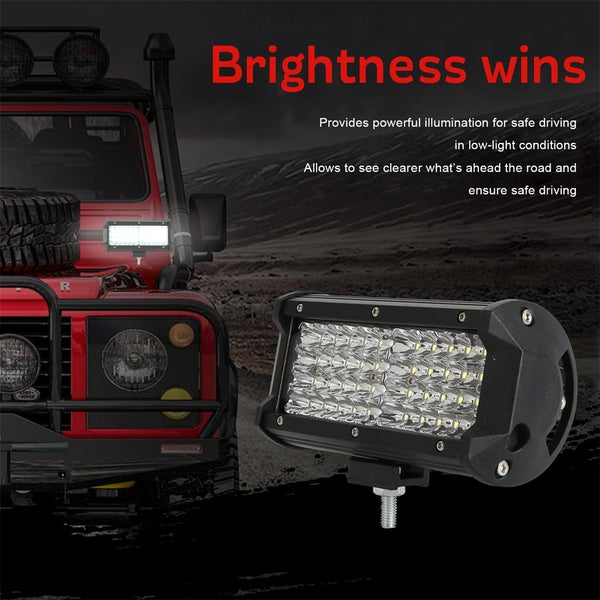28W 10 30V Dc 6000K 7 Inch 40 Leds Offroad Truck Car Driving Light Work Spotlight Fog Led Car Lights