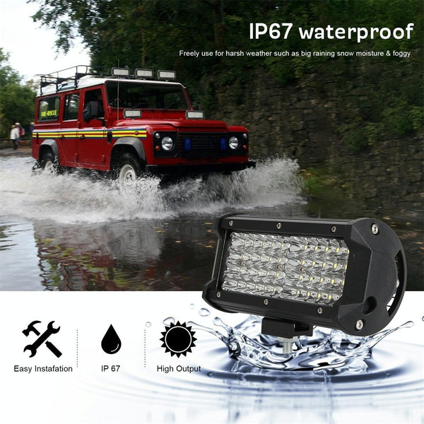 28W 10 30V Dc 6000K 7 Inch 40 Leds Offroad Truck Car Driving Light Work Spotlight Fog Led Car Lights