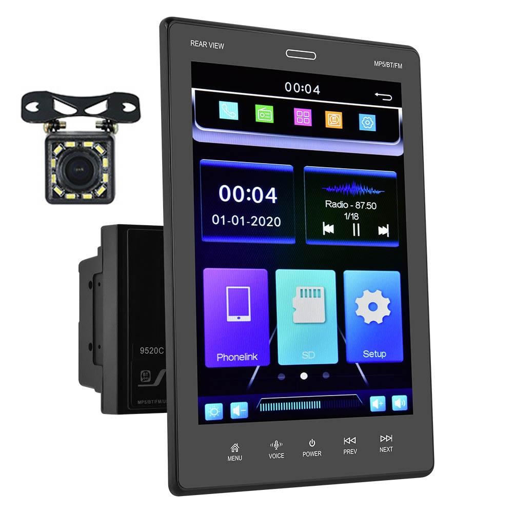 9.5 Inch Vertical Screen Car Mp5 Player Dual Spindle + 12 Cam Other Car Audio