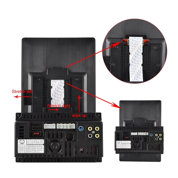 9.5 Inch Vertical Screen Car Mp5 Player Dual Spindle + 12 Cam Other Car Audio