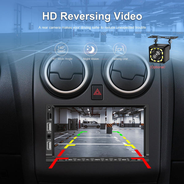 7 Inch Car Mp5 Player Carplay / Android Auto Mirror Link Bluetooth With Ahd Camera Other Car Video