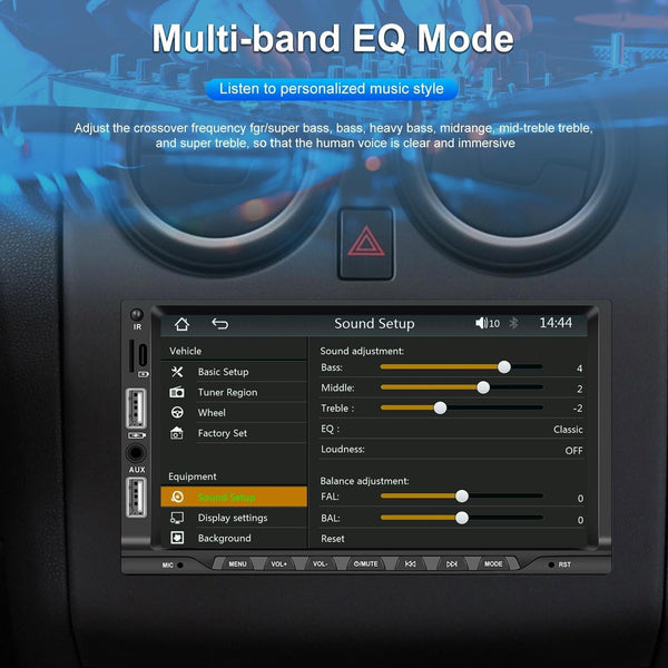7 Inch Car Mp5 Player Carplay / Android Auto Mirror Link Bluetooth With Ahd Camera Other Car Video