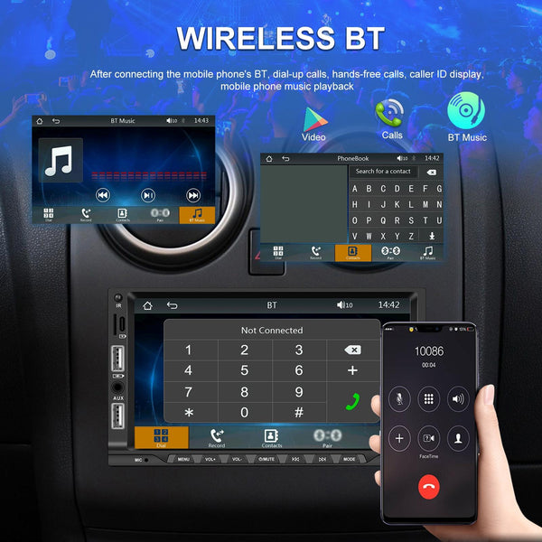 7 Inch Car Mp5 Player Carplay / Android Auto Mirror Link Bluetooth With Ahd Camera Other Car Video