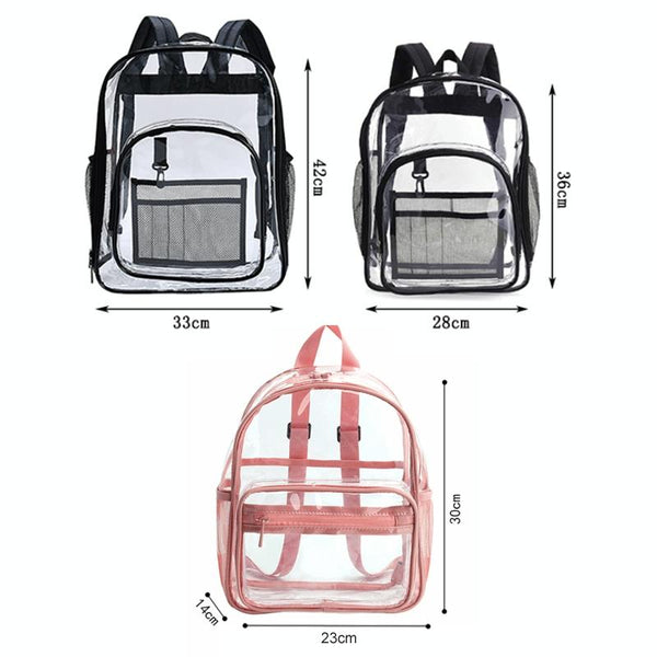 Waterproof Pvc Backpack For Students Compact And Durable Small Pink Backpacks
