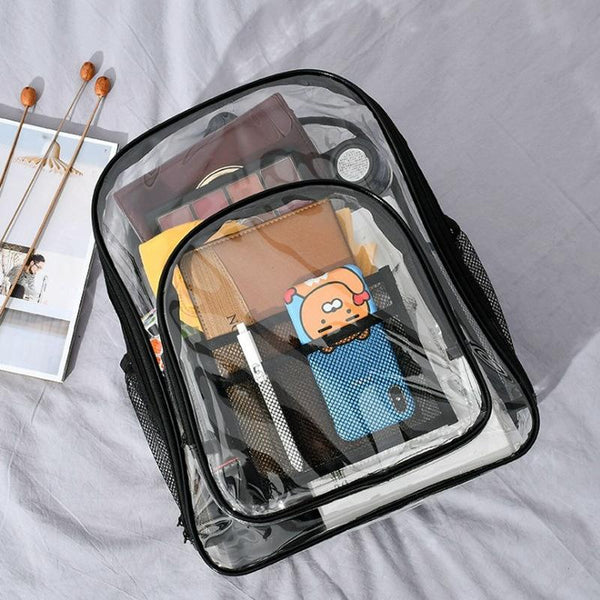 Waterproof Pvc Backpack For Students Compact And Durable Small Pink Backpacks