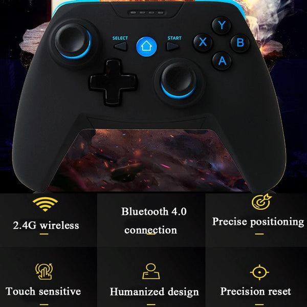 Wireless Game Controller For Android / Ios Pc Ps3 2.4Ghz & Bluetooth 4.0 Controllers & Attachments