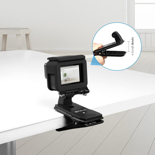 360 Degree Rotating Backpack Hat Mount With Phone Clamp Kit Mounts & Holders