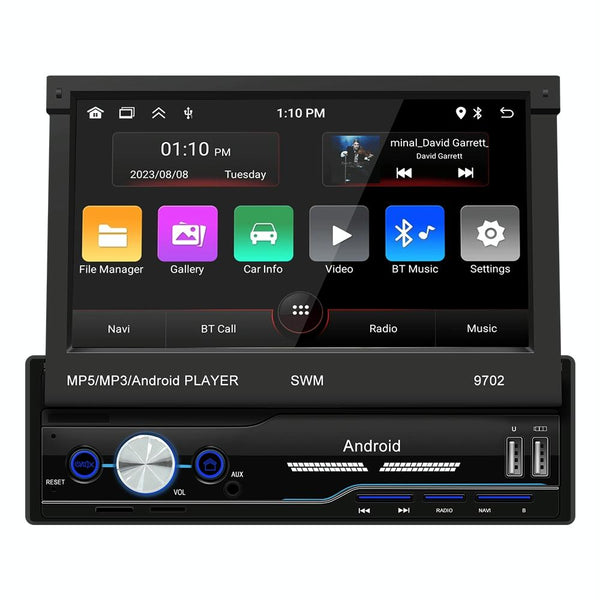 7 Inch Android Car Radio Receiver With Fm Bluetooth Locator Technology Wifi Swm 9702 Car Audio In Dash Units