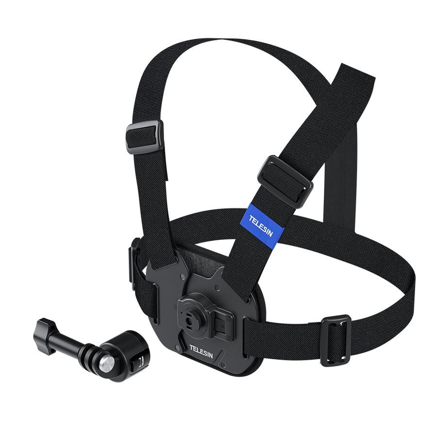 Sports Camera Quick Release Chest Strap Accessory For Audio And Video Use Remotes & Shutter Releases