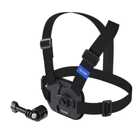 Sports Camera Quick Release Chest Strap Accessory For Audio And Video Use Remotes & Shutter Releases