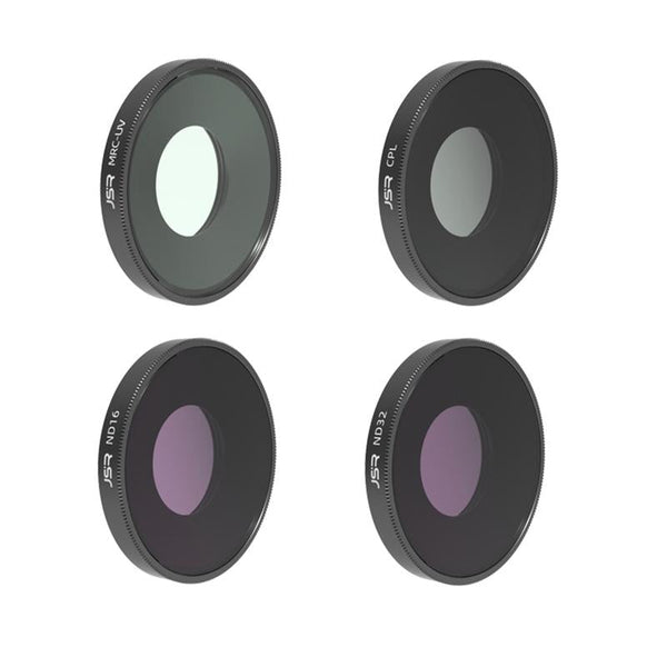 Three Piece Lens Filter For Dji Action Camera With Optical Glass Filters
