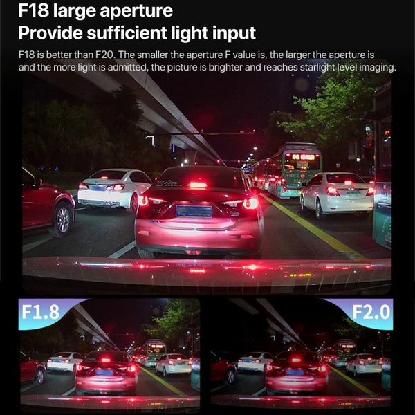 Panoramic Triple Recording Wifi Dash Cam With 2K Ultra Hd Night Vision Car Audio In Dash Units