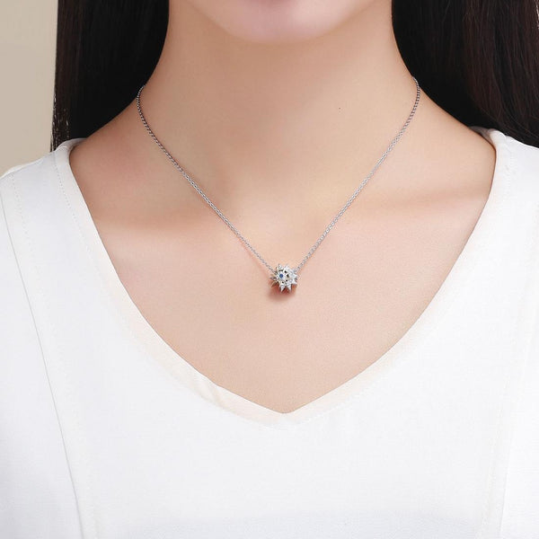 925 Sterling Silver Sun & Moon Beads For Diy Bracelets Charms & Pendants