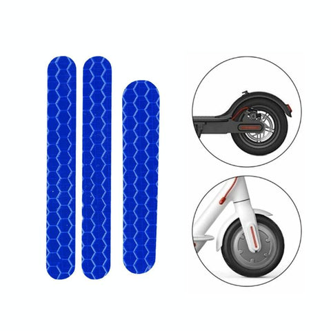 Scooter Mudguard Reflective Stickers For Ninebot Es2 Blue Accessories Parts