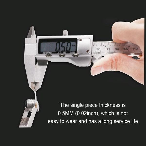 60 Degree Stainless Steel Thread Gauge 51 Pieces Other Test & Measurement