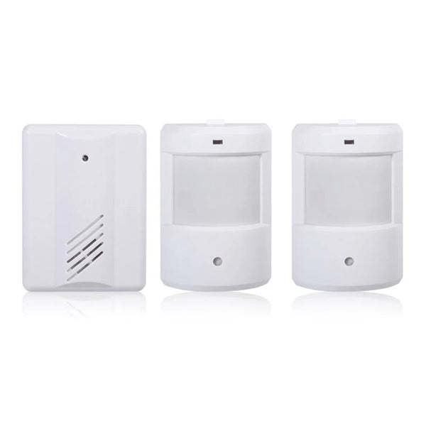 Wireless Doorbell Alarm With 2 Infrared Sensors For Home / Office Smart Doorbells