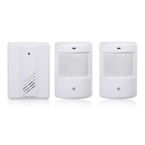 Wireless Doorbell Alarm With 2 Infrared Sensors For Home / Office Smart Doorbells
