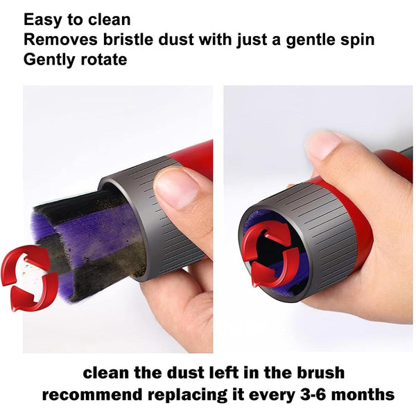 Soft Bristle Dusting Brush For Dyson Vacs V7 V15 Vacuum Cleaner Parts