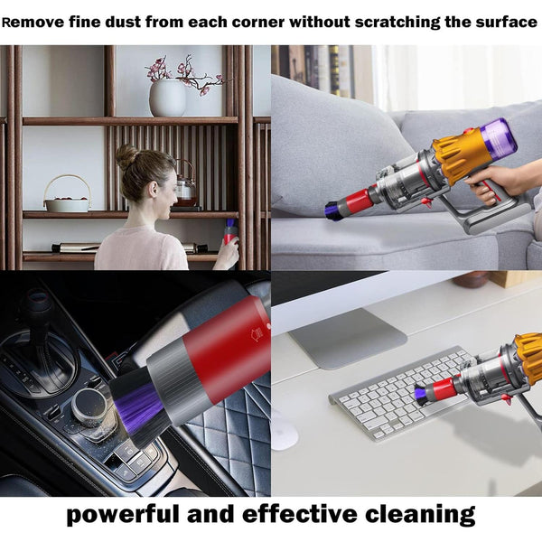 Soft Bristle Dusting Brush For Dyson Vacs V7 V15 Vacuum Cleaner Parts
