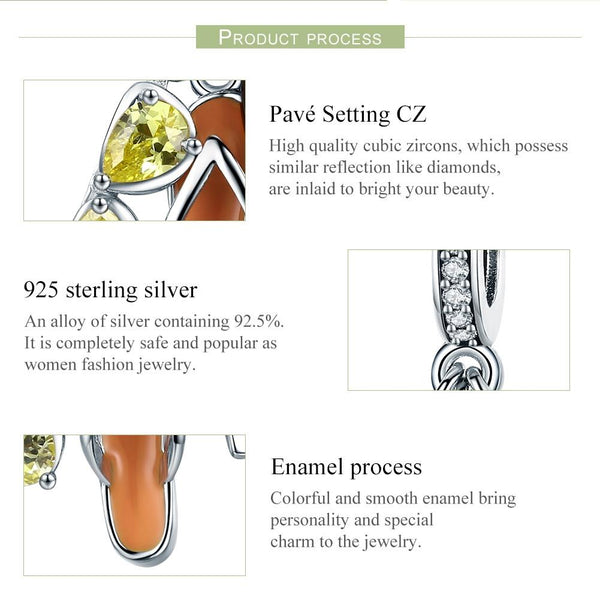 925 Sterling Silver Summer Cozy Head Pendant For Diy Bracelets & Necklaces Charms & Pendants