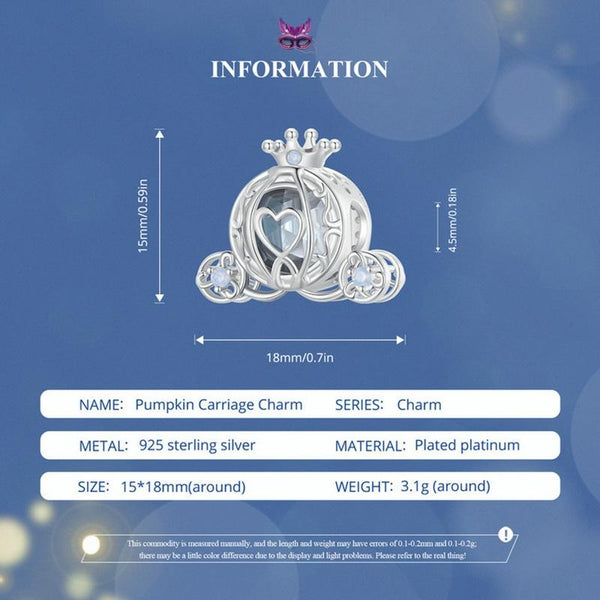 925 Sterling Silver Pumpkin Charm For Diy Bracelets Charms & Pendants