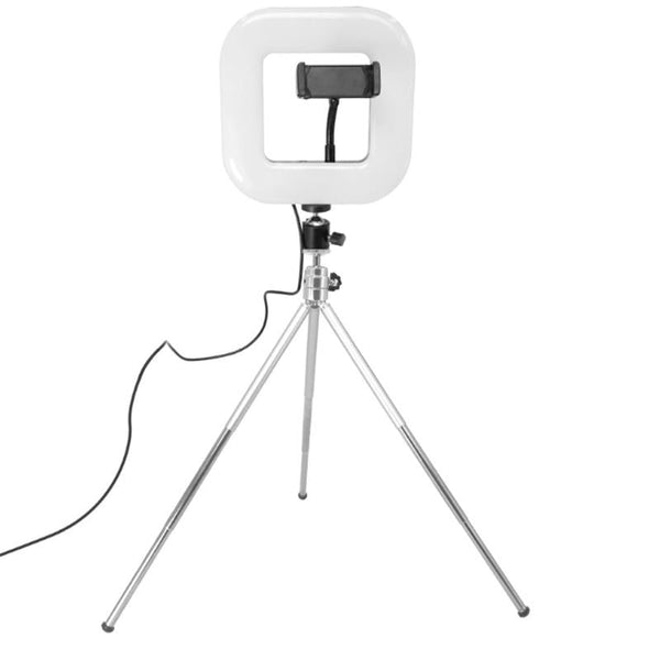 Dimmable Square Led Light With Tripod And Phone Holder Other Lighting & Studio