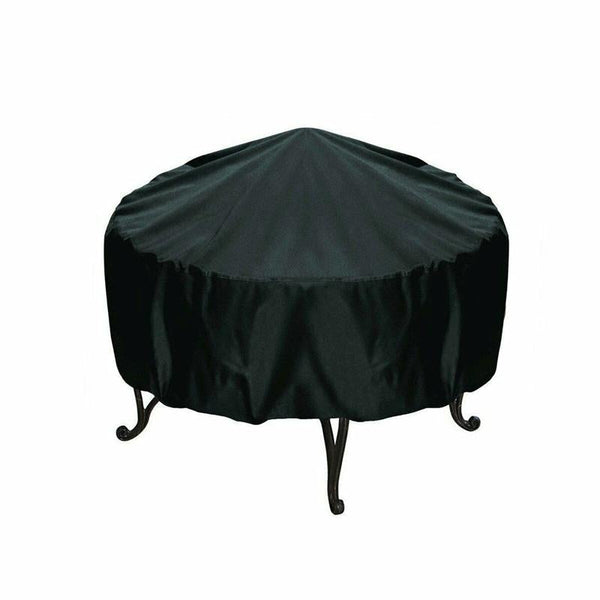 Round Table Cover For Outdoor Garden Grill Rainproof Dustproof Anti Ultraviolet 148X60cm Outdoor Furniture Covers