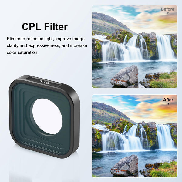 Parallel Gopro Hero Action Camera Lens Filter For Models 9 12 Other Lenses & Filters
