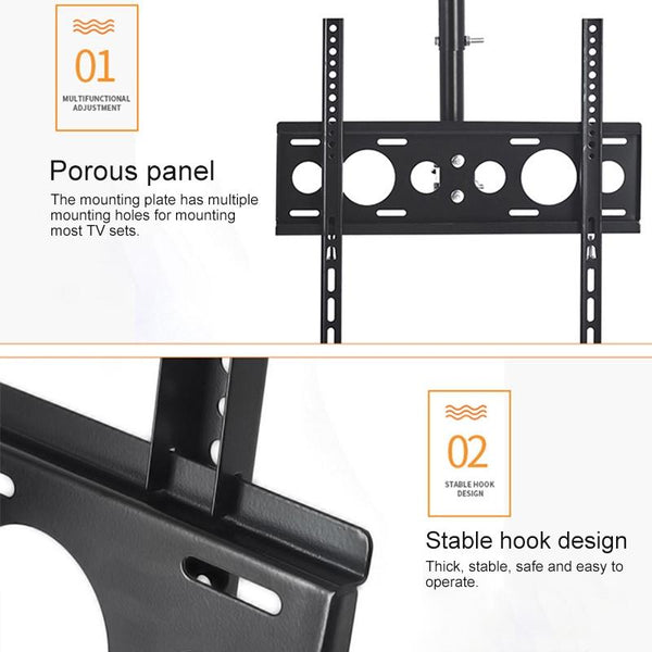 Single Screen Tv Wall / Ceiling Mount 32 70 Inch 0.5 3M Range Tv Stands & Mounts