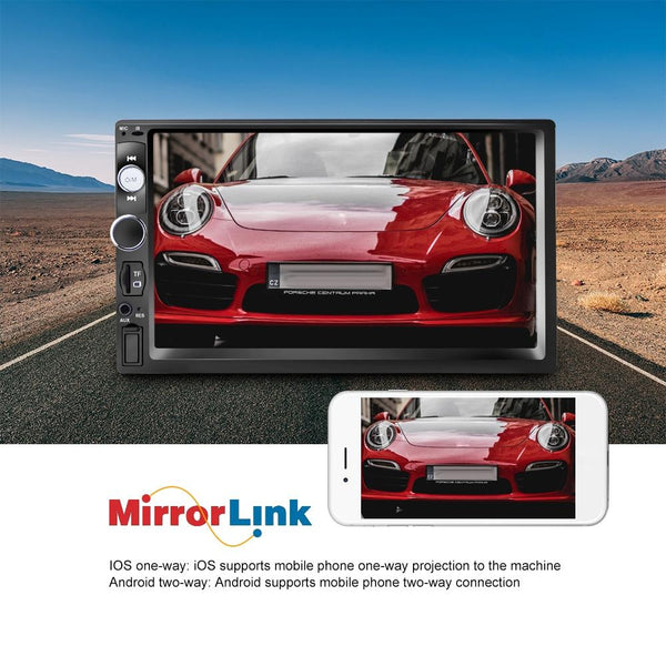 1 Sets Of 7 Inch Car Touch Screen Mp5 Player Fm / Tf Mirror Link Other Car Audio