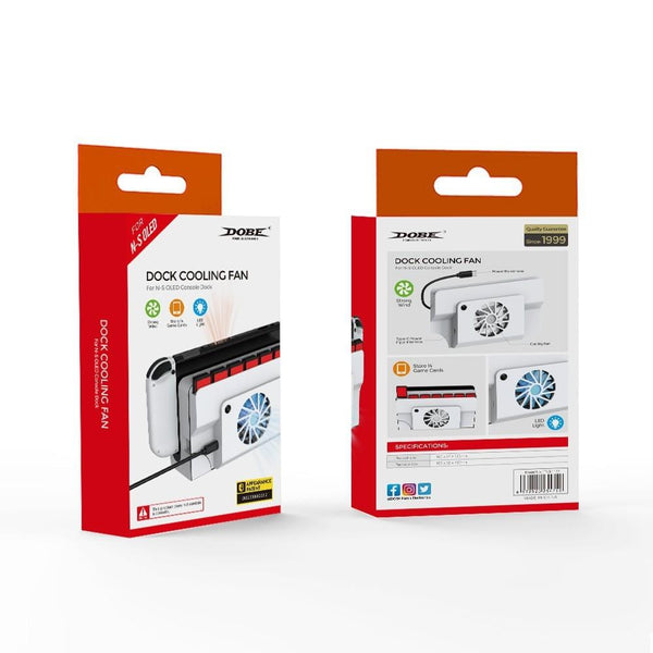 Oled Cooling Fan With Storage Slot For Switch Compact Design Cooling Devices