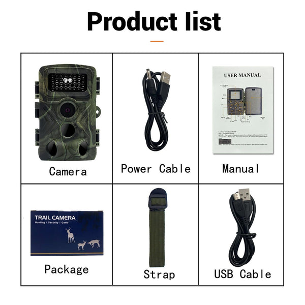 2 Lcd Infrared Night Vision Trail Camera For Wildlife Activities Digital Cameras