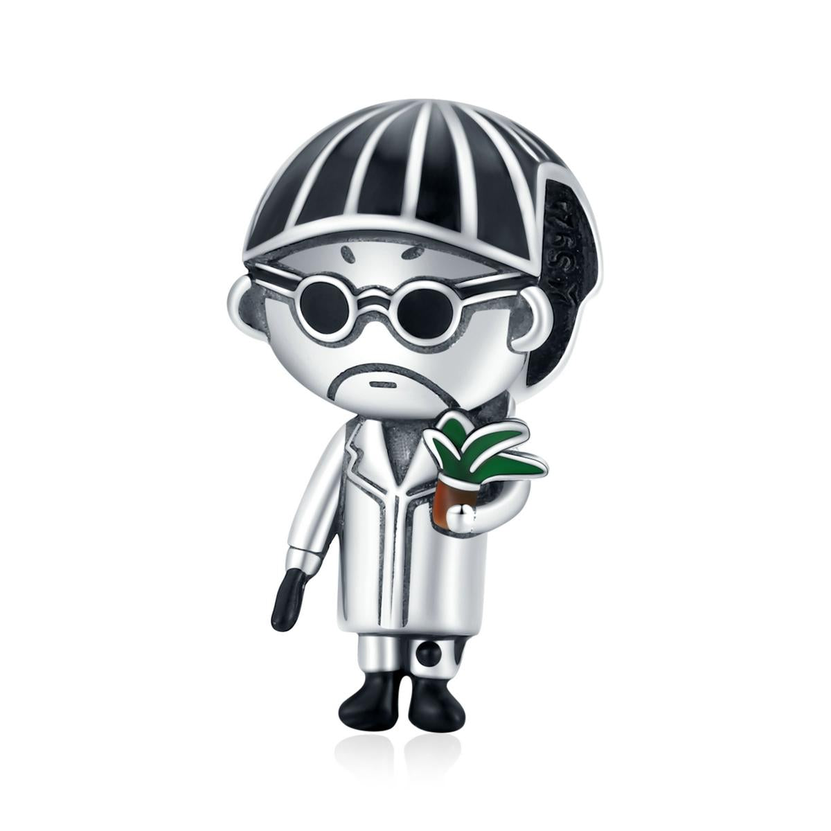 925 Sterling Silver Uncle Bead For Diy Bracelets & Necklaces Charms & Pendants