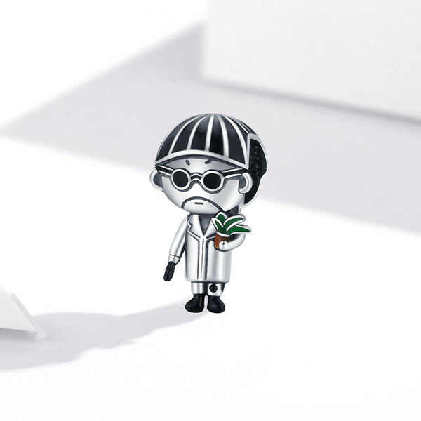 925 Sterling Silver Uncle Bead For Diy Bracelets & Necklaces Charms & Pendants