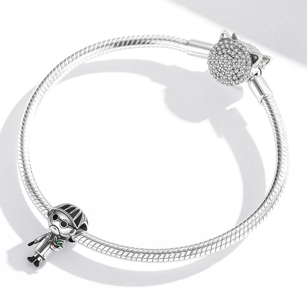 925 Sterling Silver Uncle Bead For Diy Bracelets & Necklaces Charms & Pendants