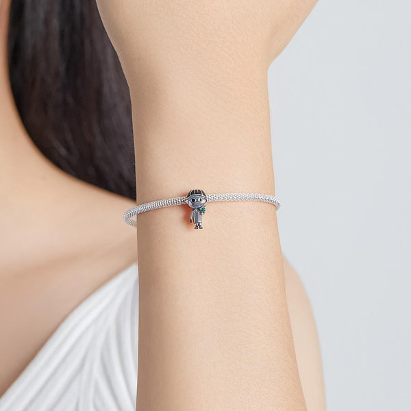 925 Sterling Silver Uncle Bead For Diy Bracelets & Necklaces Charms & Pendants