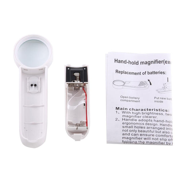 8X Optical Magnifier With Led Light Z19 Loupes Magnifiers