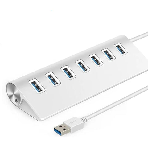 7 Port Usb 3.0 Hub With High Speed 5Gbps Usb Cables Hubs & Adapters