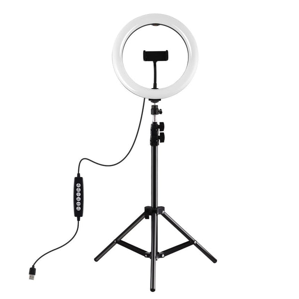10.2 Inch Rgbw Led Ring Light Kit With Tripod And Phone Clamp For Video Production Other Mobile Accessories