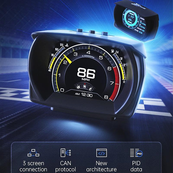 3.5 Inch Car Obdii + Mems Locator Technology Hud System Usb Cables Hubs & Adapters