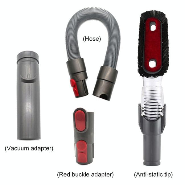 1 Sets Of 4 In Bendable Anti Static Suction Head Kit For Dyson V6 / V7 V8 V9 V10 Vacuum Cleaner Parts