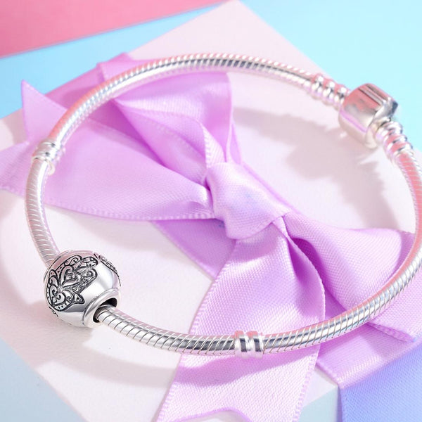 925 Sterling Silver Fatima Hand Beads For Diy Bracelets & Necklaces Craft Beads