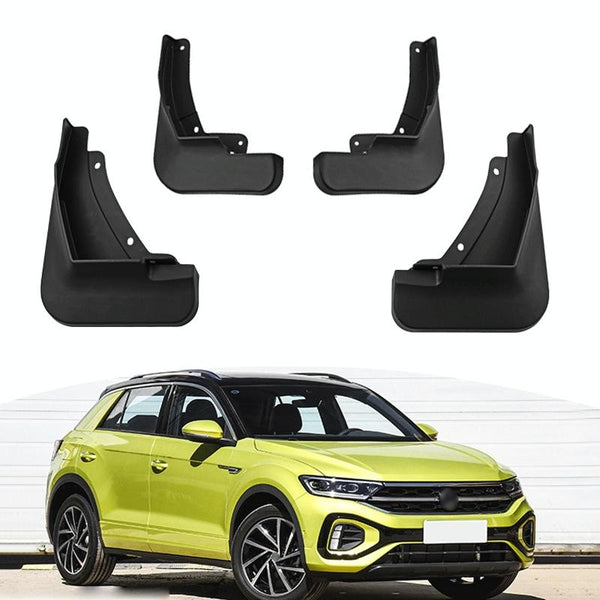 For Volkswagen T Roc 2023 4Pcs / Set Car Auto Soft Plastic Splash Flaps Fender Guard Fenders & Mud Guards