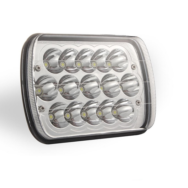 7 Inch 5X7 H4 15W Dc 9 30V 1500Lm Ip67 Car Truck Off Road Vehicle Led Work Lights / Headlight With 15Leds Lamps Led Car Lights